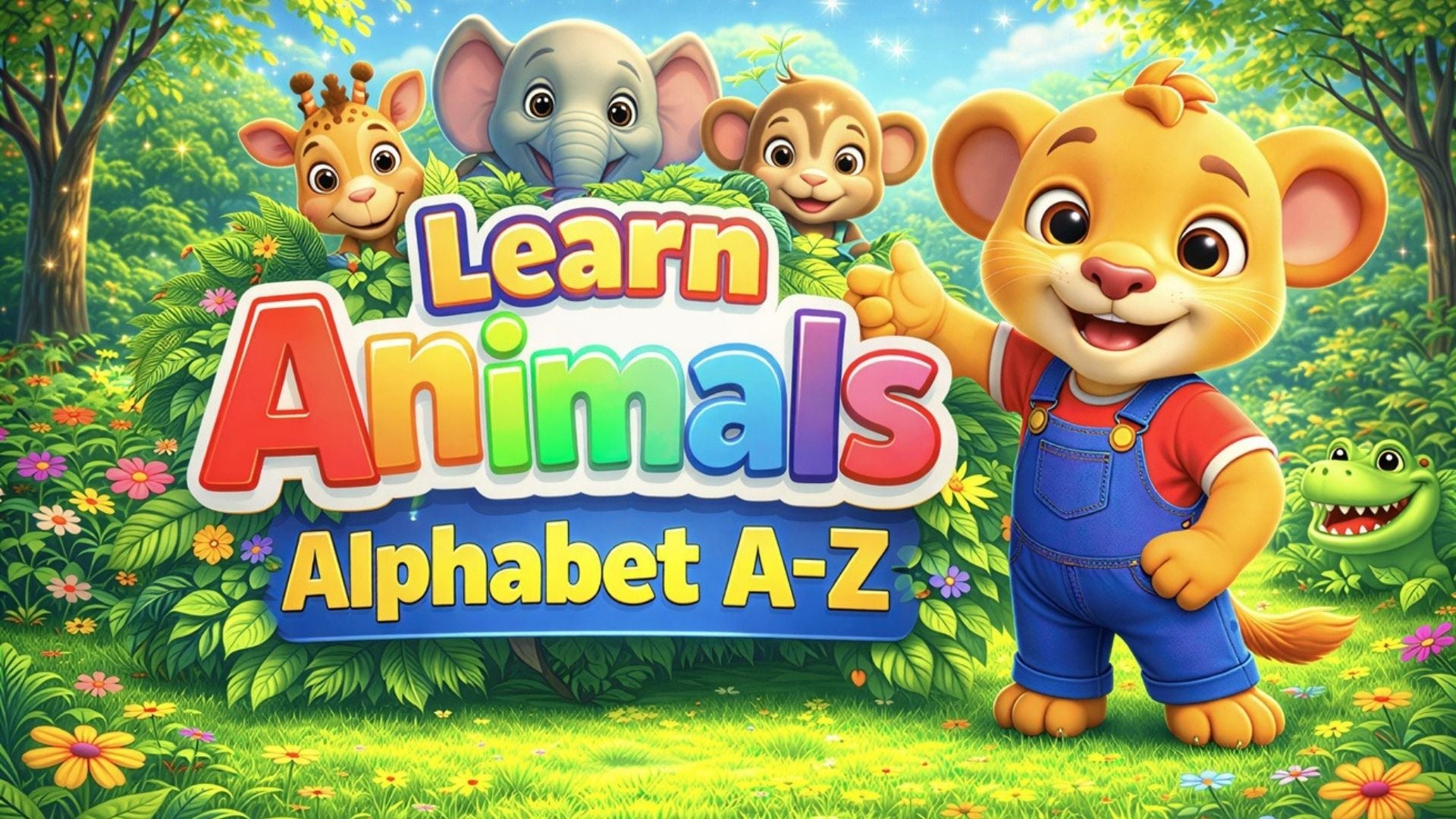 Alphabet Animals A–Z | Printable PDF for Toddlers & Preschoolers