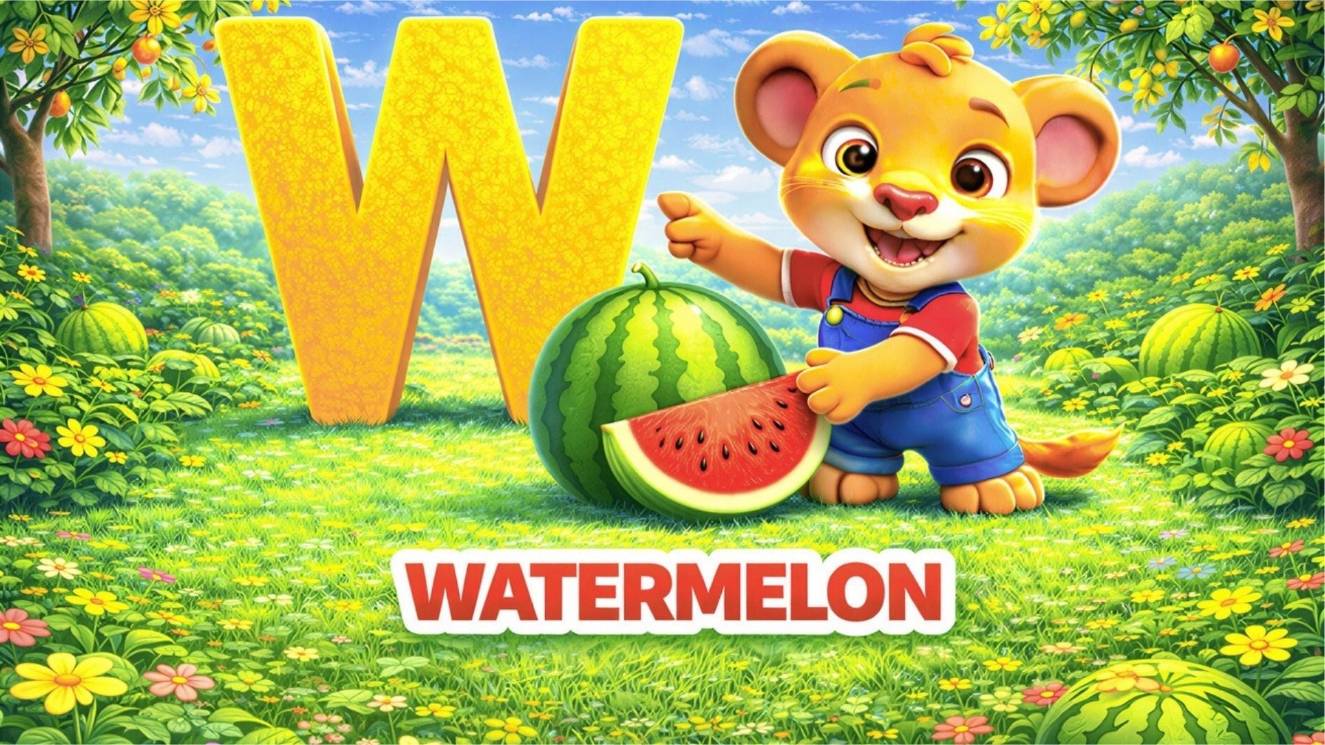 Alphabet Fruits A–Z | Printable PDF for Kids