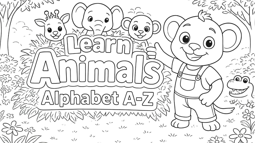 Creative Coloring Learning Bundle | Printable PDF for Toddlers Ages 2–5