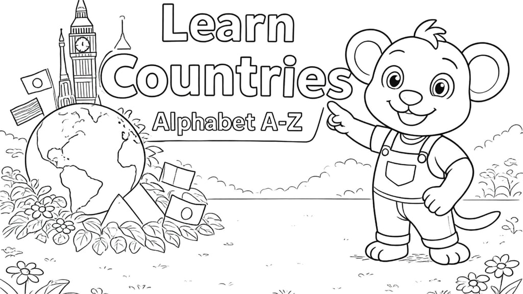 Creative Coloring Learning Bundle | Printable PDF for Toddlers Ages 2–5