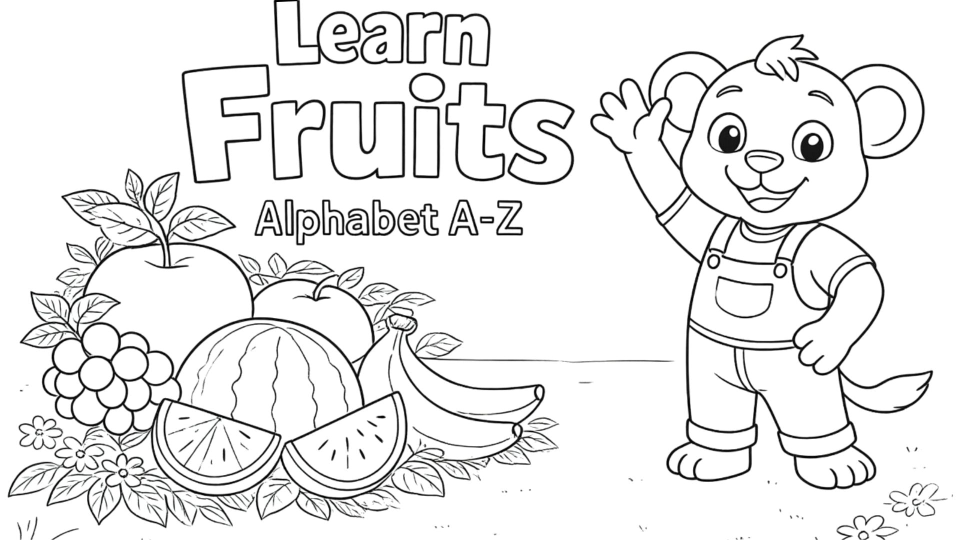 Creative Coloring Learning Bundle | Printable PDF for Toddlers Ages 2–5