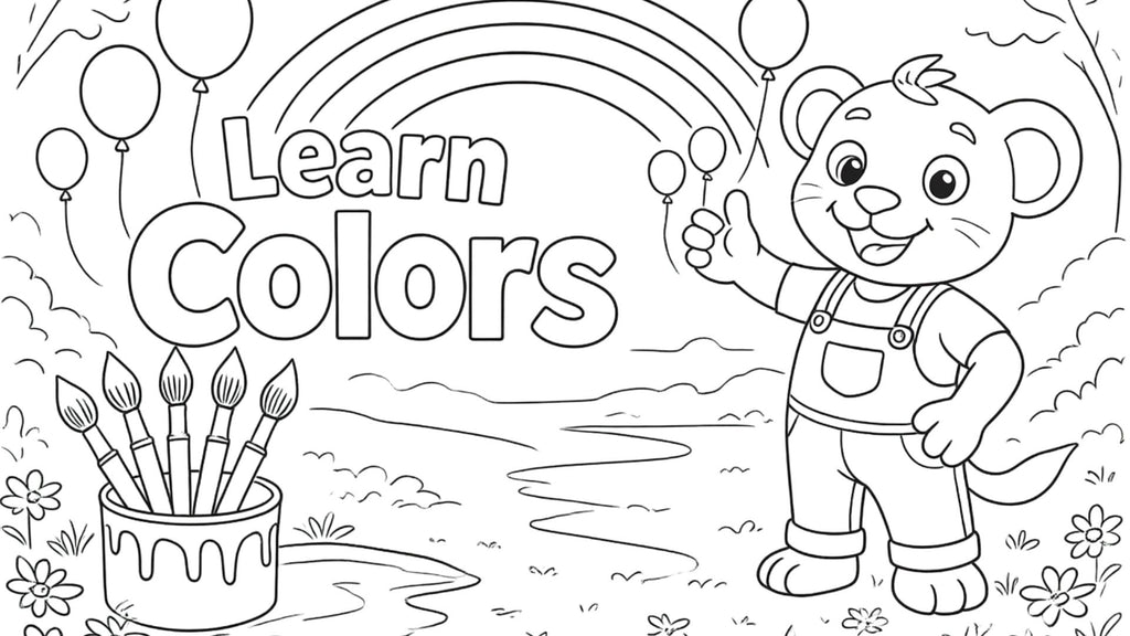 Creative Coloring Learning Bundle | Printable PDF for Toddlers Ages 2–5