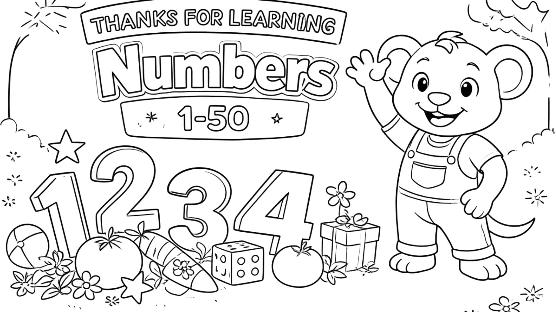 Creative Coloring Learning Bundle | Printable PDF for Toddlers Ages 2–5