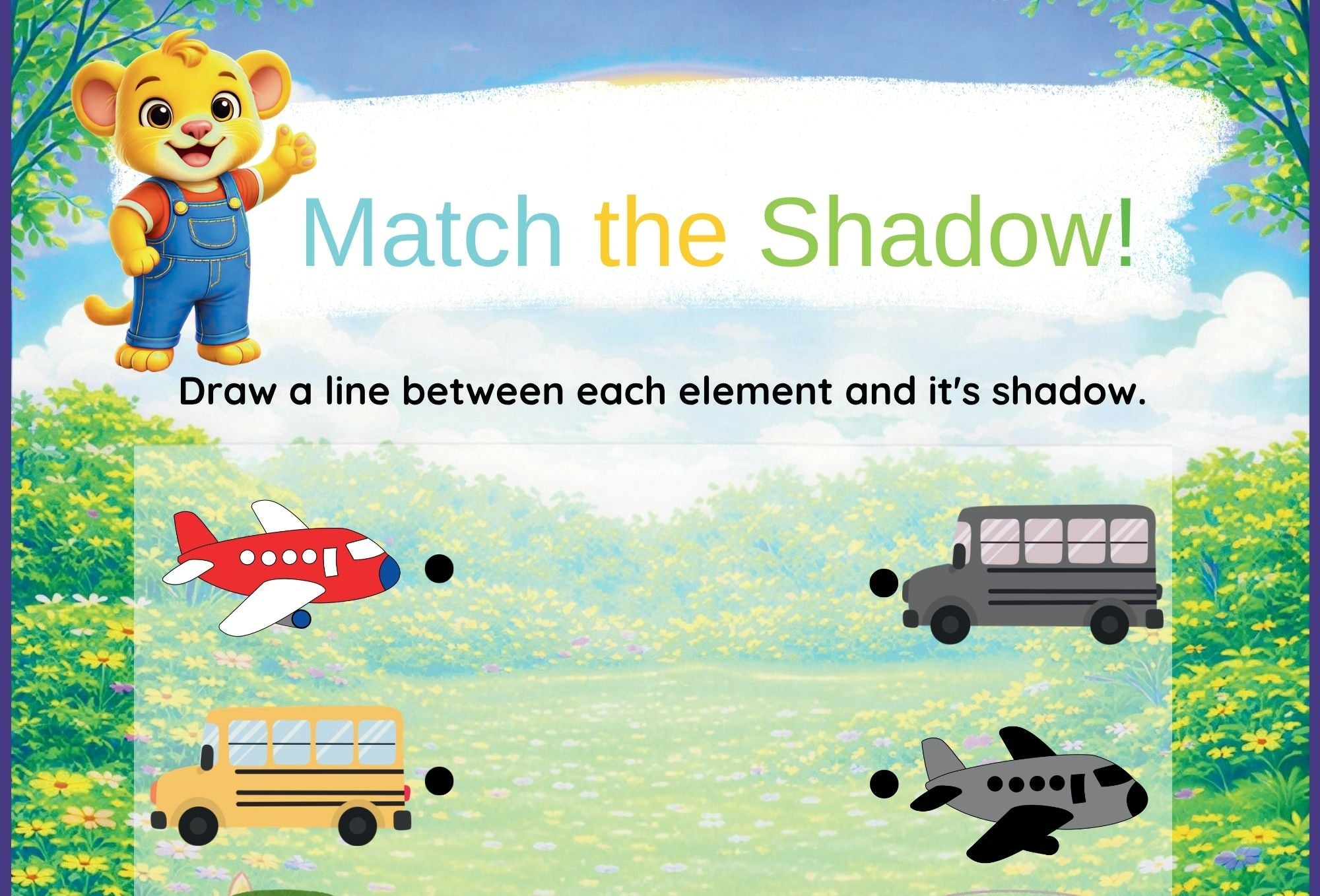 Match The Pairs – Printable Activity Pack for Toddlers | Ages 2–5