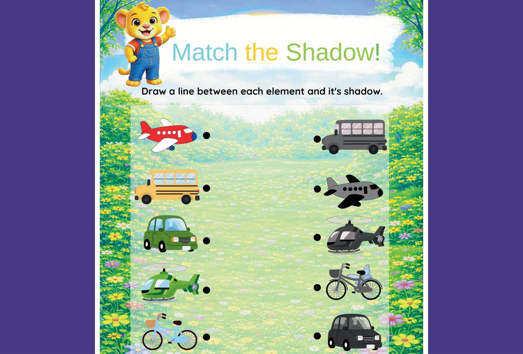 Match The Pairs – Printable Activity Pack for Toddlers | Ages 2–5