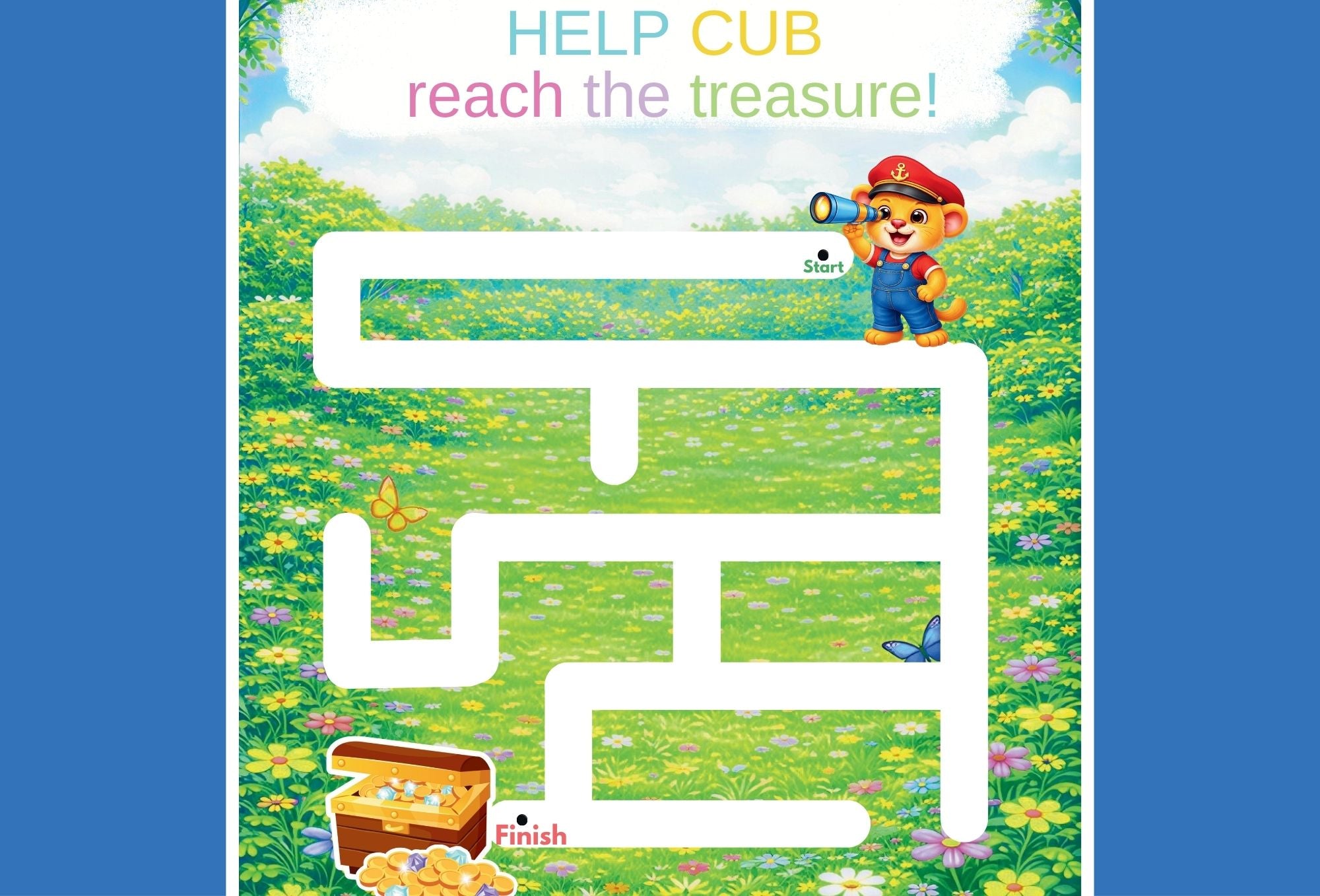 Maze Games – Printable Activity Pack for Toddlers | Ages 2–5