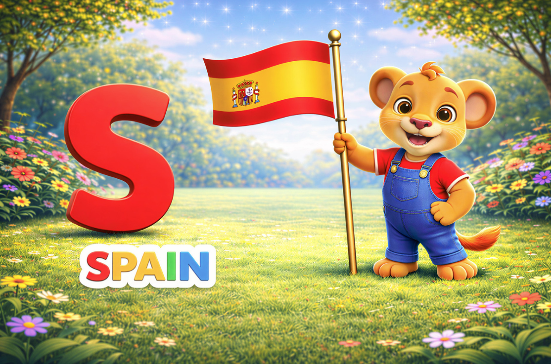 Alphabet Flags A–Z | Printable PDF for Kids