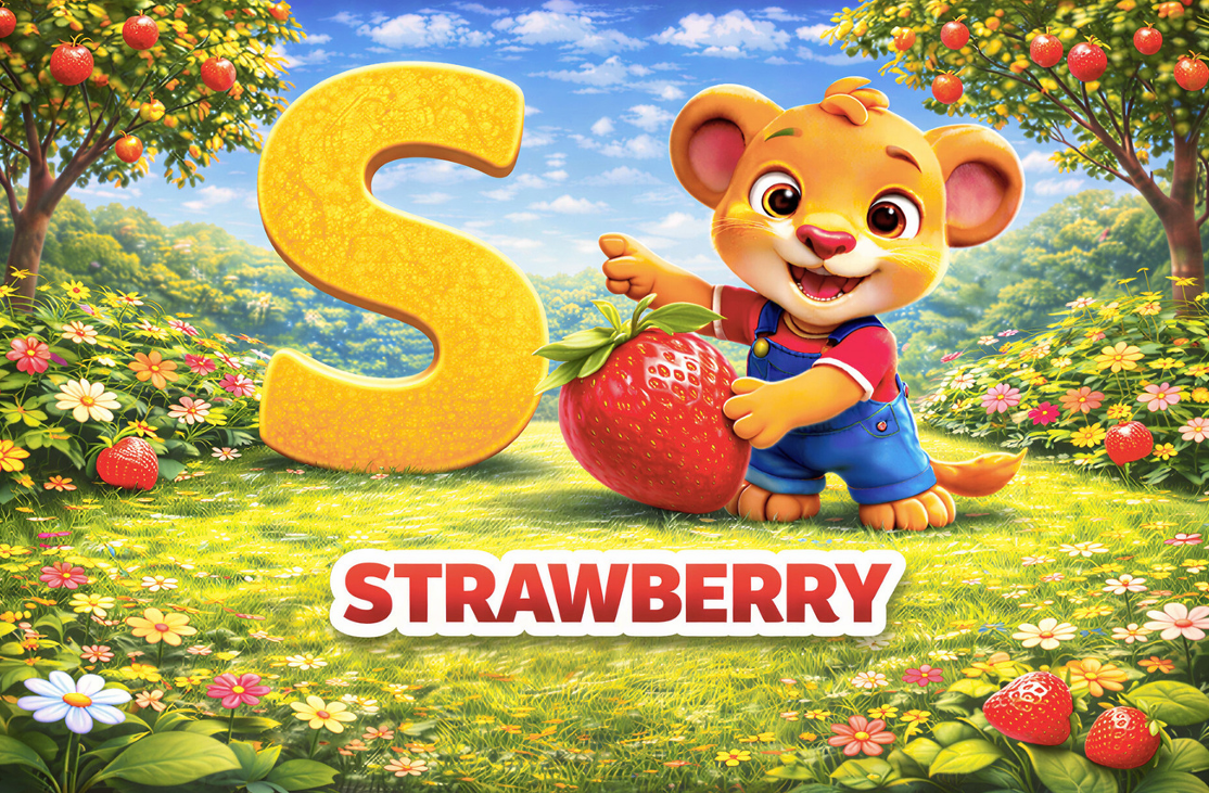 Alphabet Fruits A–Z | Printable PDF for Kids