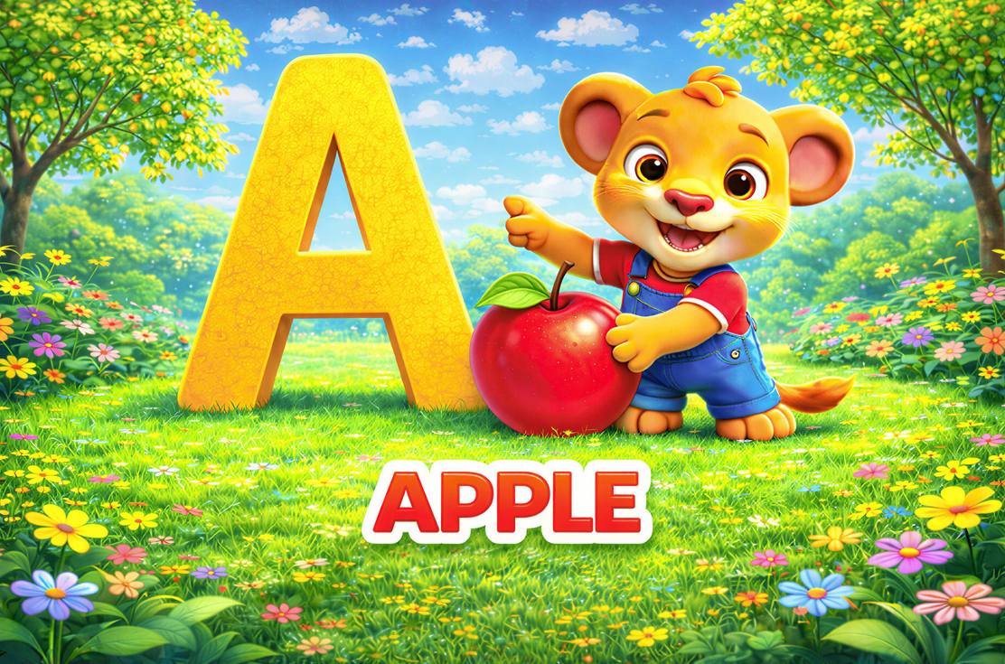 Alphabet Fruits A–Z | Printable PDF for Kids