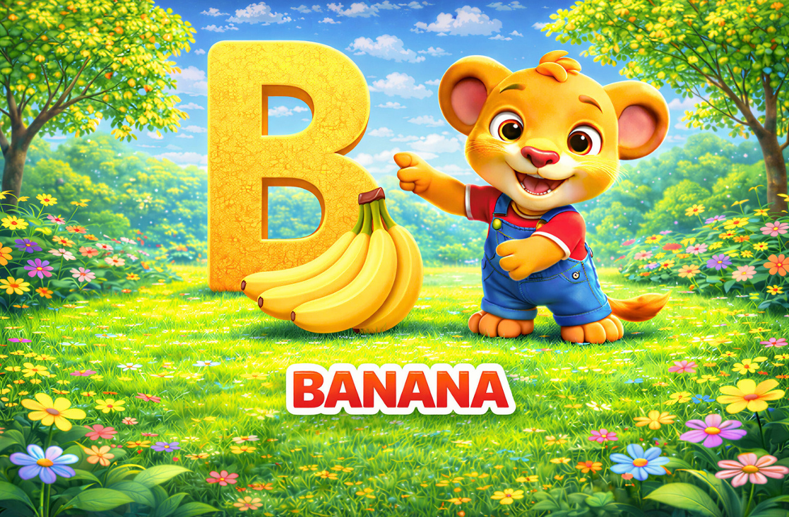 Alphabet Fruits A–Z | Printable PDF for Kids