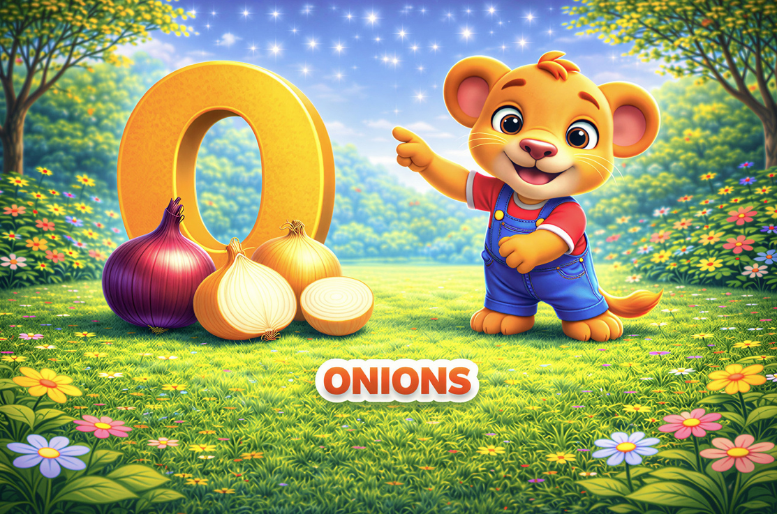 Alphabet Vegetables A–Z | Printable PDF for Kids