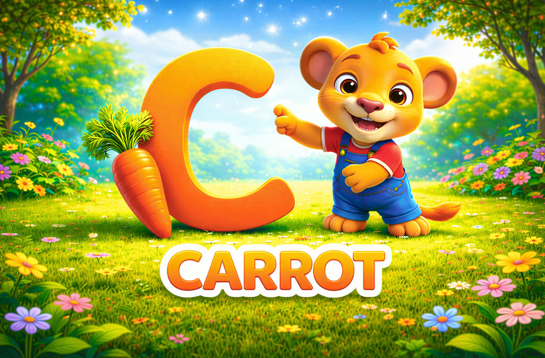 Alphabet Vegetables A–Z | Printable PDF for Kids