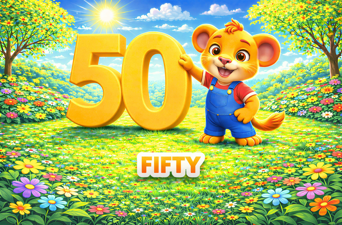 Numbers Pack (1–50) - 52 Digital Printable Cards