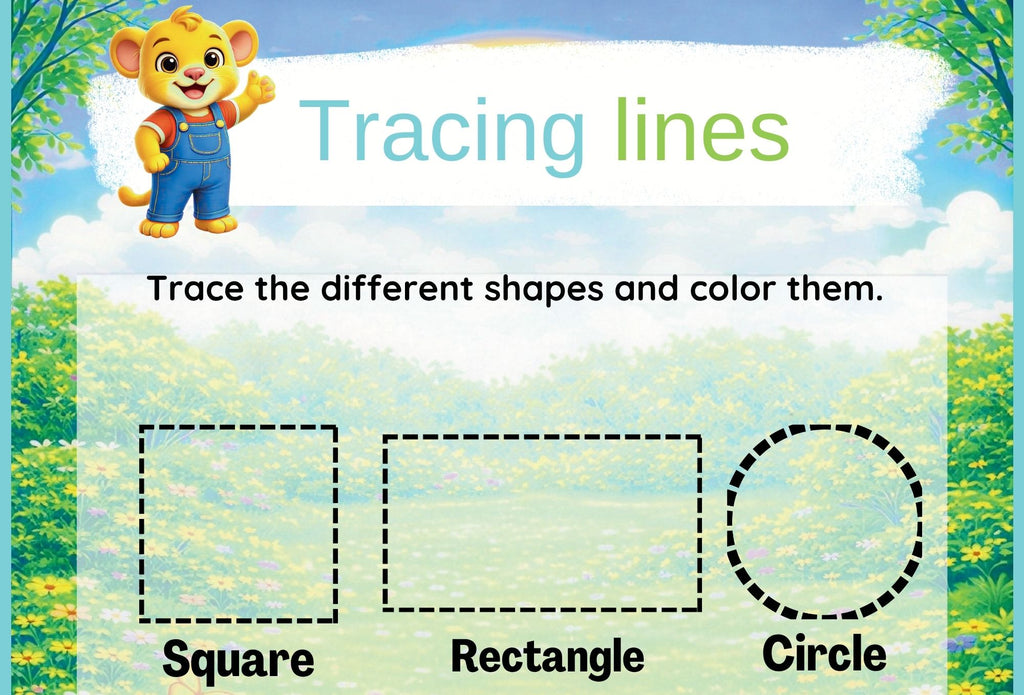 Tracing Lines – Printable Activity Pack for Toddlers | Ages 2–5